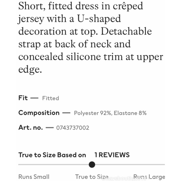 NEW H&M Red Halterneck Dress in Multiple Sizes! - Picture 2 of 5